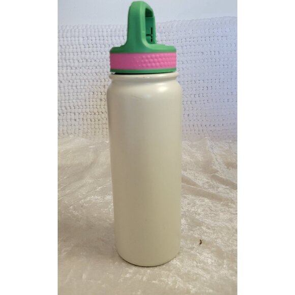 OCS Designs Water Bottles 20 oz. LOT of 2 Breathe Happy x5 w/Rainbow Stainless - Picture 7 of 11